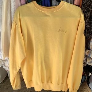 Brandy Melville honey crewneck